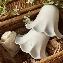 Suspension Lili en porcelaine émaillée - Ø 13 cm