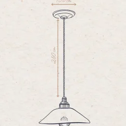 Suspension Lisette - Vert de Gris