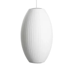 Suspension Nelson Cigar Bubble - M 53 x ? 33 cm - Off White