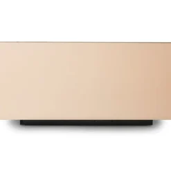 Table basse Bloc Miroir - 60 x 60 x 32 cm - Nude