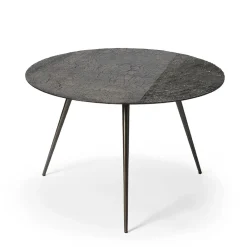Table basse Luna - Lava Linear - Whisky - Ø 65 x h 41 cm