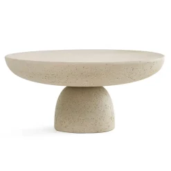 Table basse Olo - Ø 70 x h 33 cm - Ivoire
