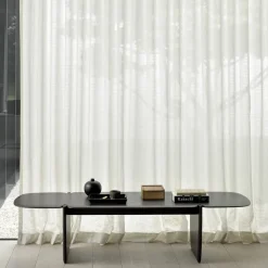 Table basse Polished Imperfect en acajou - Marron