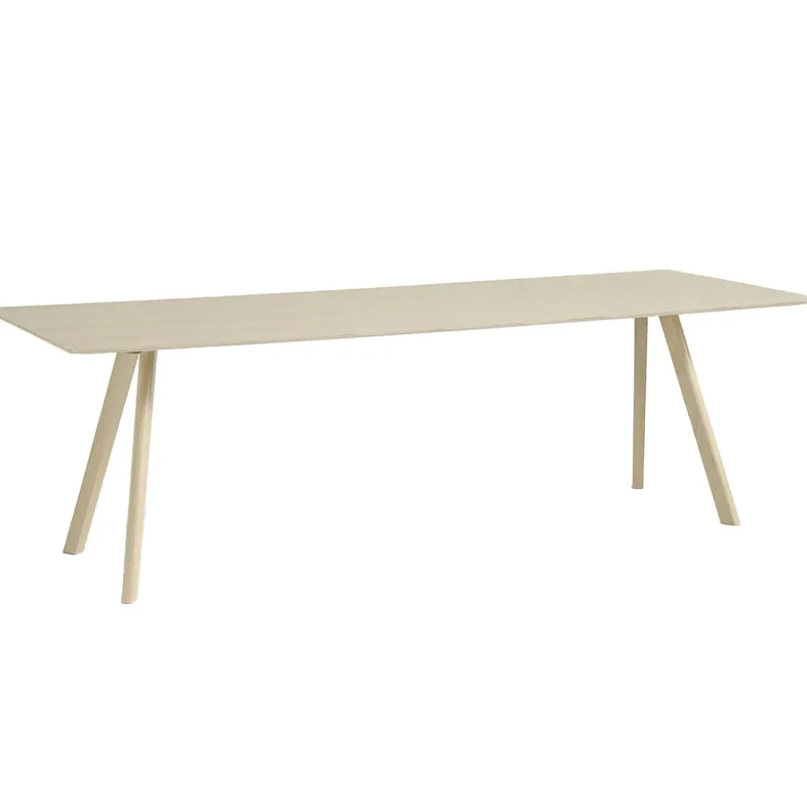Table CPH30 Chêne laqué mat u0026 Plateau Chêne - 250 x 90 x 74 cm