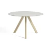 Table CPH20 Ronde Chêne huilé mat u0026 Linoleum - Crème