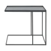Table d'appoint Square en métal - Noir