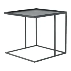 Table d'appoint Square en métal - Noir