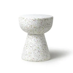 Table d'appoint Terrazzo - Blanc