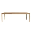 Table à rallonge Bok en chêne - L 160/240 cm