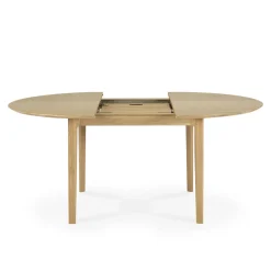 Table à rallonge Bok en chêne - L 129/179 cm