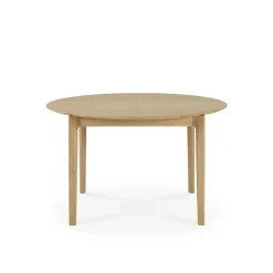Table à rallonge Bok en chêne - L 129/179 cm