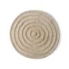 Tapis rond - Crème