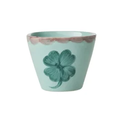 Tasse expresso ovale Trèfle en céramique