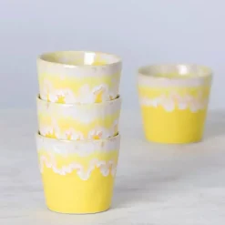 Tasse Grespresso en grès céramique - Jaune