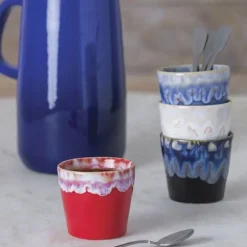 Tasse Grespresso en grès céramique - Rouge