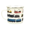 Tasse émail Trains