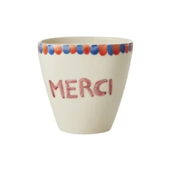Tasse ovale Merci en céramique