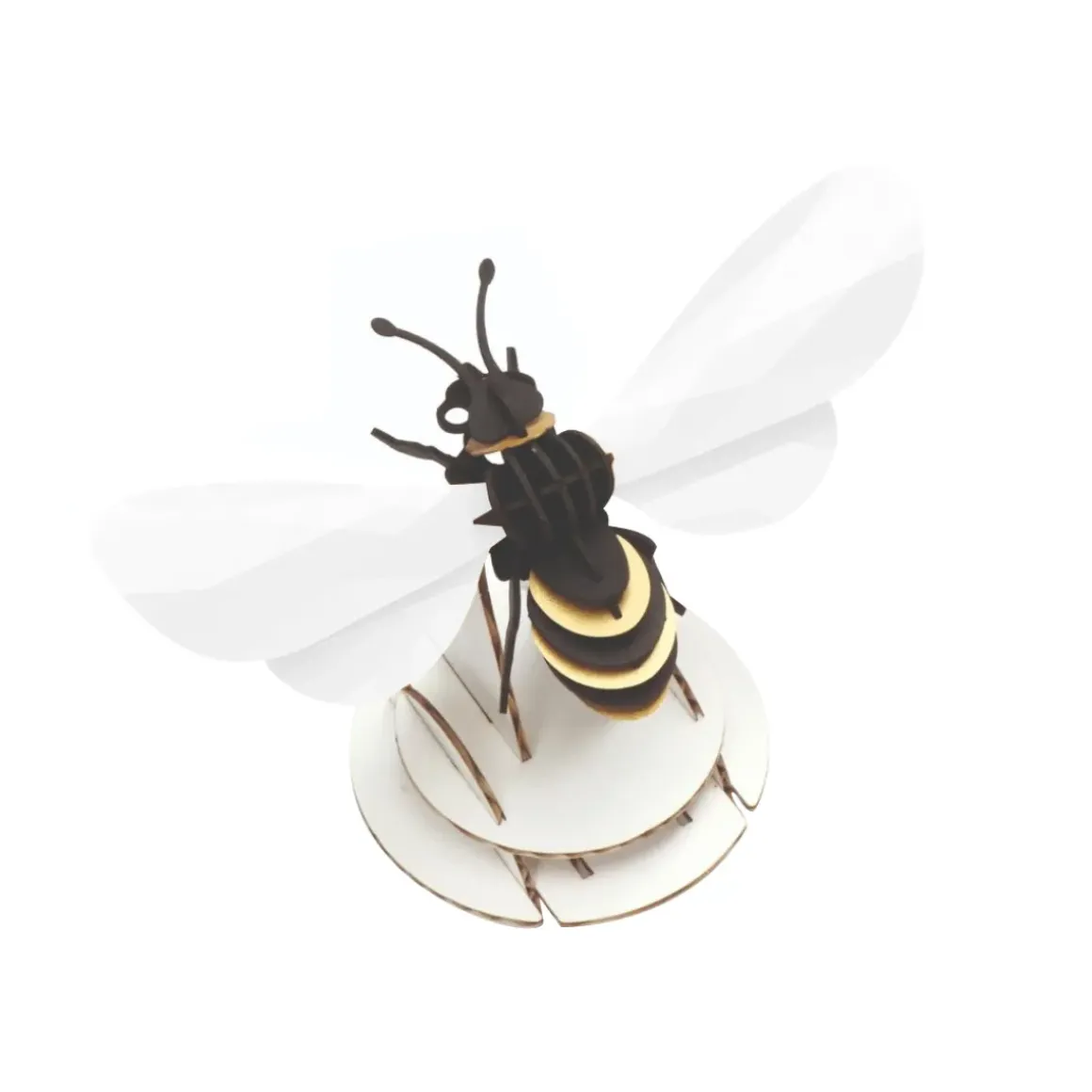 Trophée Origami Abeilles Ailes Transparentes