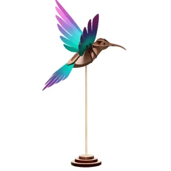 Trophée Origami Colibri Vert u0026 Violet