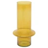 Vase en verre recyclé - Jaune
