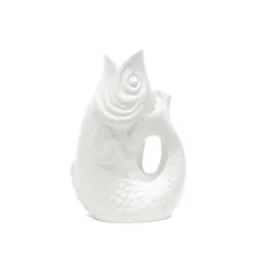 Vase Monsieur Carafon Poisson - Blanc