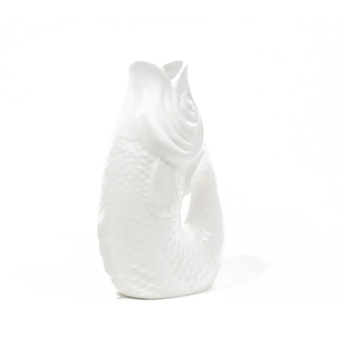 Vase Monsieur Carafon Poisson - Blanc