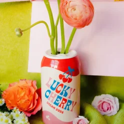 Vase Soda Lucky Cherry Cream
