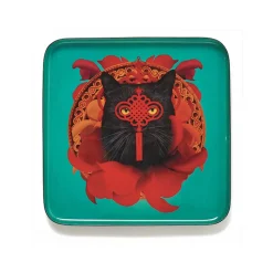 Vide-poche carré Chachino en fer - 15 × 15 cm