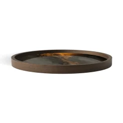 Vide-poche en verre - Bronze Organic - Ø 30 cm