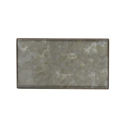 Vide poche en verre peint - Fossil Organic - L 31 cm